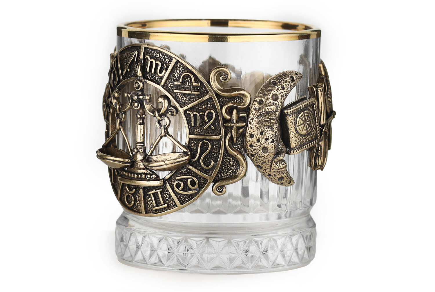Стакан для виски Знаки зодиака "Весы" (эконом)