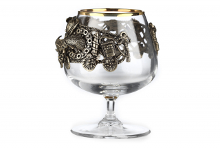 Бокал для коньяка "Рыбалка трофейная (эконом) Судак"