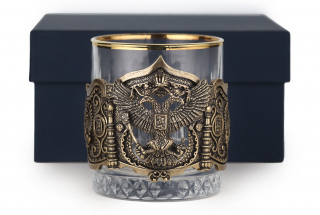 Стакан для виски "Герб РФ" (эконом)