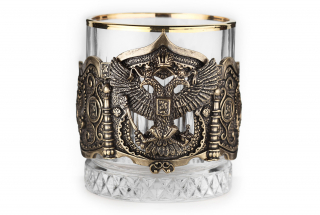 Стакан для виски "Герб РФ" (эконом)
