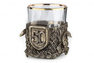 Стакан для виски "Юбилейный (рыбалка) 50"